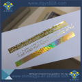 Hot sale hologram warranty void tamper evident sticker packaging seals label